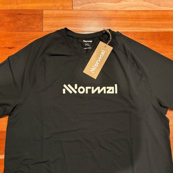 Race T-Shirt Running NNormal Black Men's XL - Picture 3 of 12